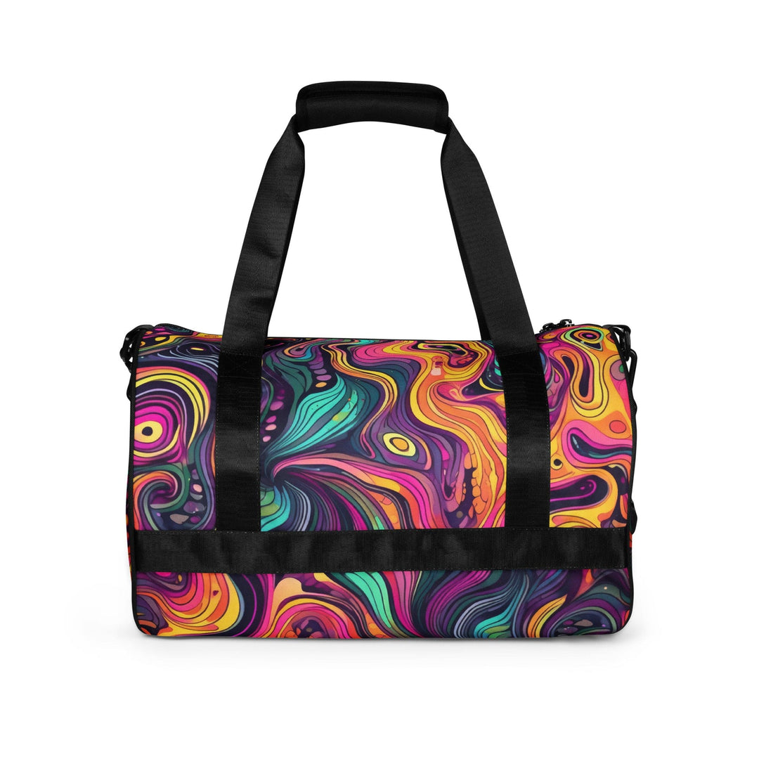 Crossbody Water-resistant Travel Bag Vibrant Psychedelic Rave 3 - Bags | Travel