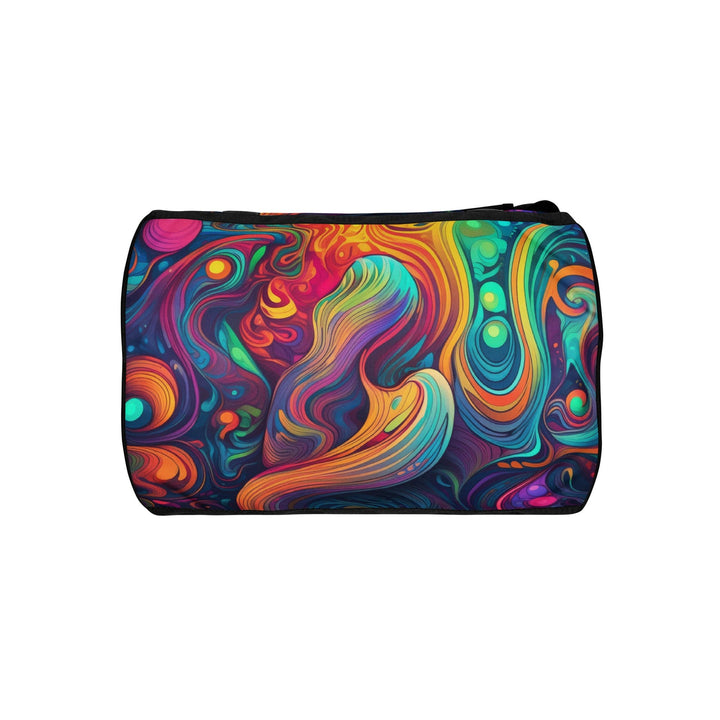 Crossbody Water-resistant Travel Bag Vibrant Psychedelic Rave - Bags | Travel