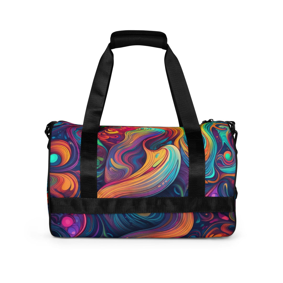 Crossbody Water-resistant Travel Bag Vibrant Psychedelic Rave - Bags | Travel