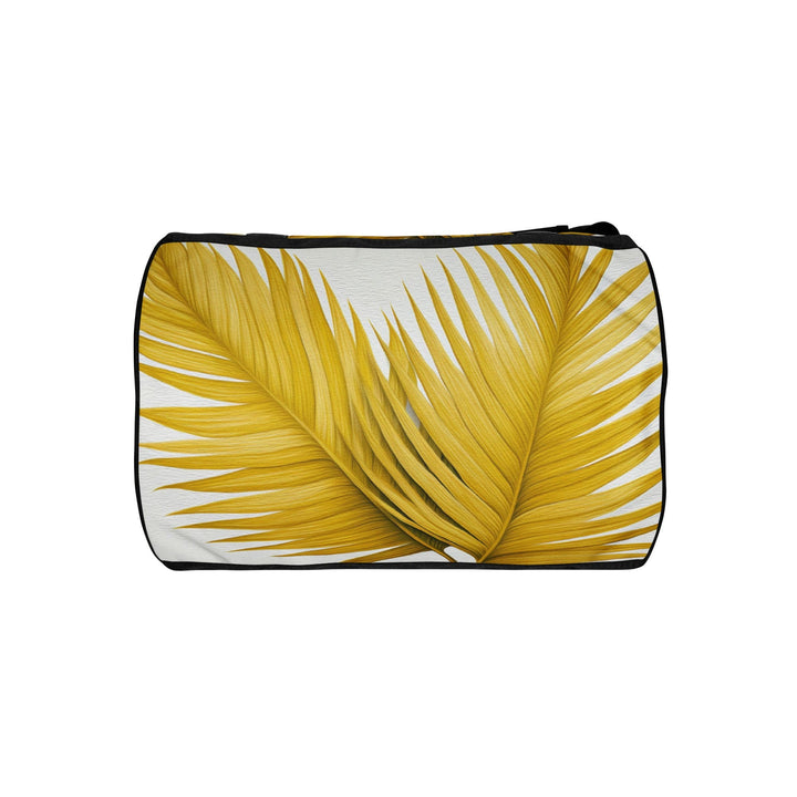 Crossbody Water-resistant Travel Bag Yellow Palm Leaves - Bags | Travel Bags