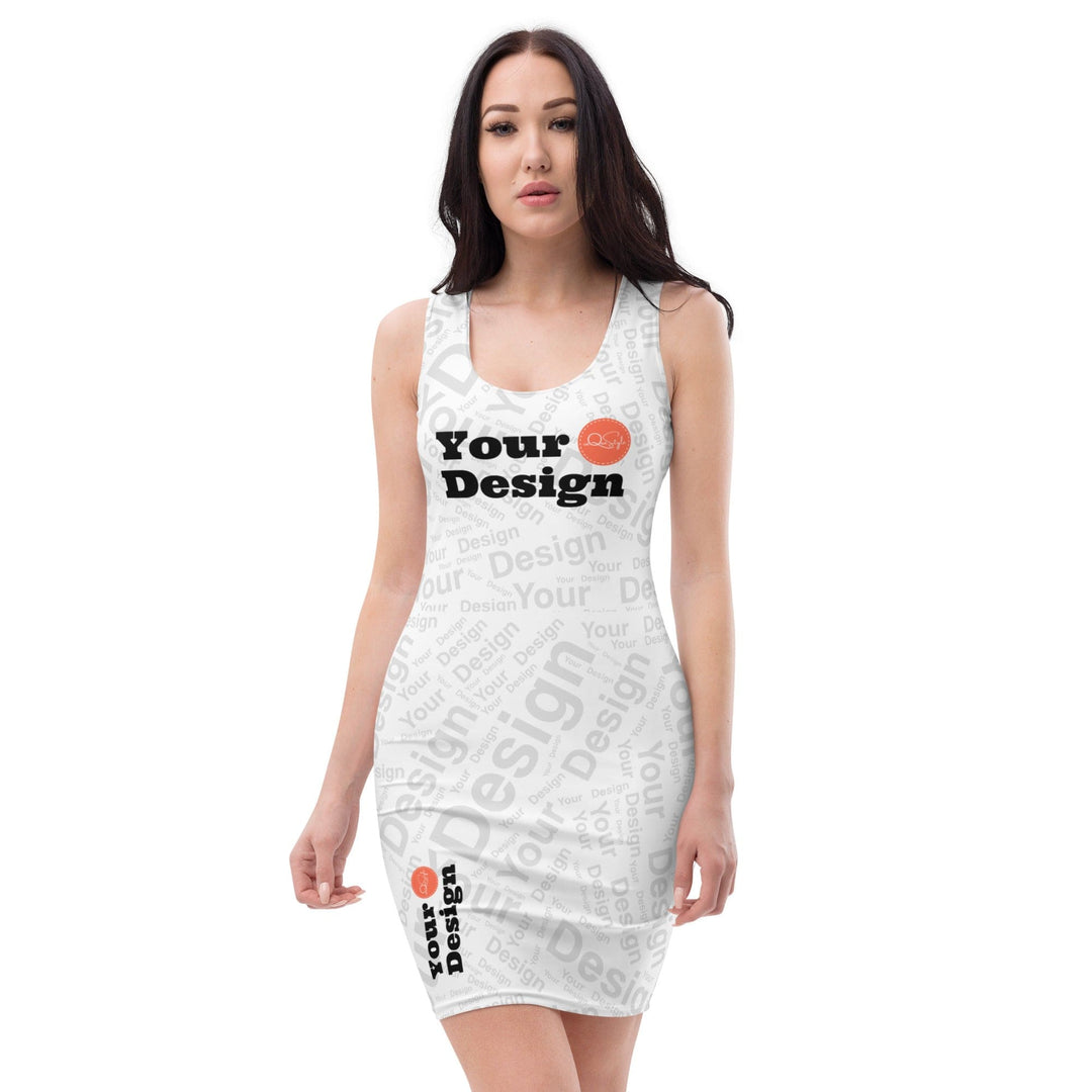 Custom Print Womens Stretch Fit Bodycon Dress XS