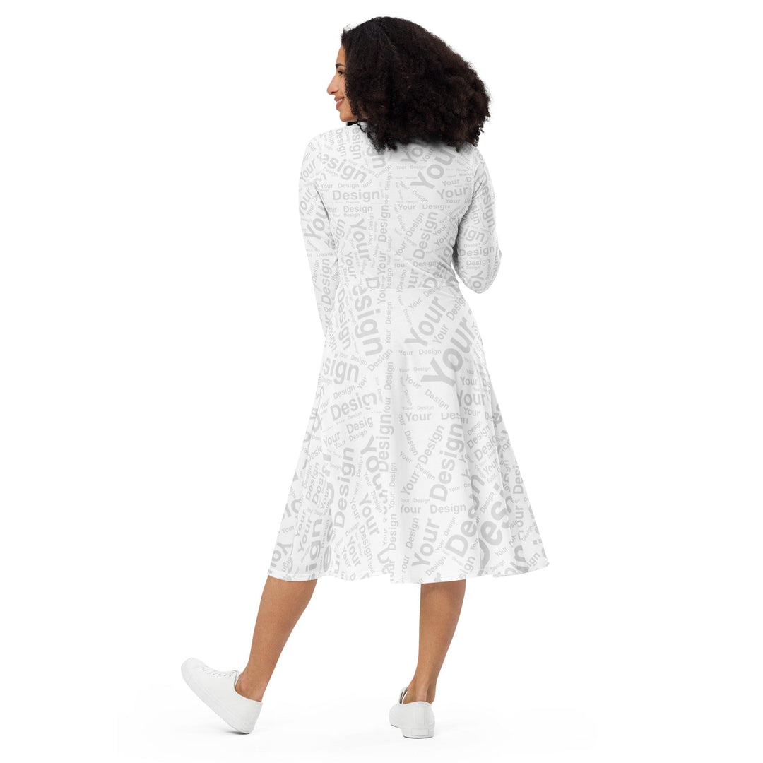 Custom Long Sleeve Midi Dress - Custom | Apparel | Skirts and Dresses