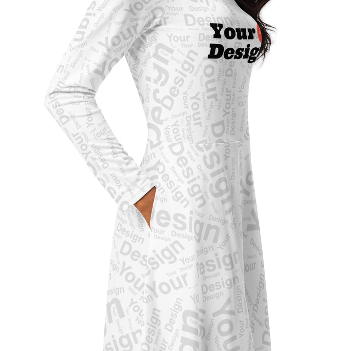 Custom Long Sleeve Midi Dress - Custom | Apparel | Skirts and Dresses