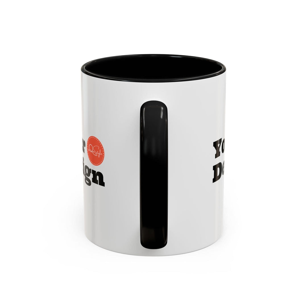 Custom Print Accent Ceramic Coffee Mug 11oz - Custom | Drinkware