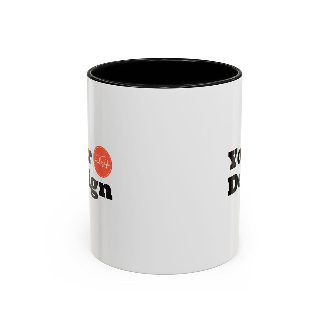 Custom Print Accent Ceramic Coffee Mug 11oz - Custom | Drinkware