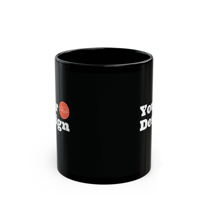 Custom Print Black Ceramic Mug 11oz - Custom | Drinkware