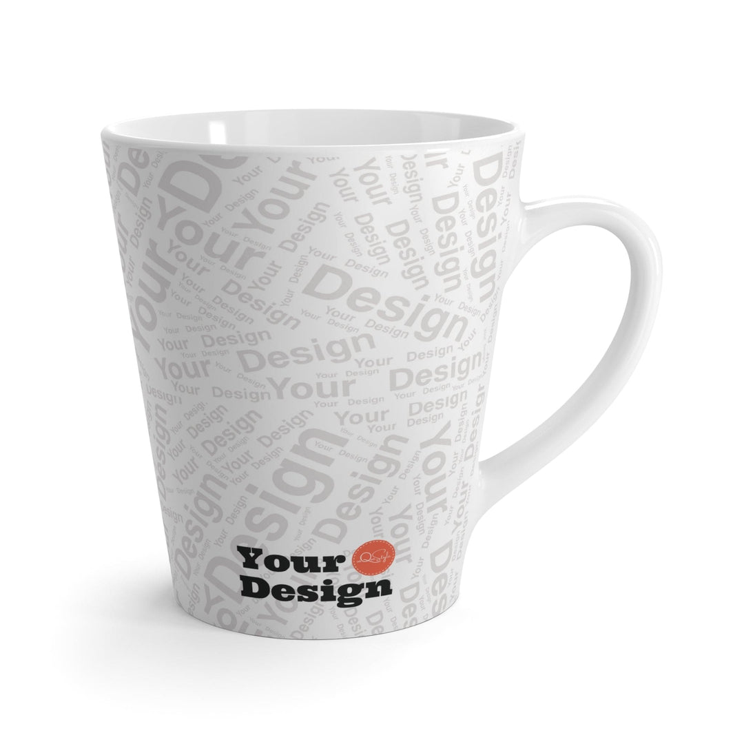 Custom Print Ceramic Latte Mug 12 Oz - Custom | Drinkware