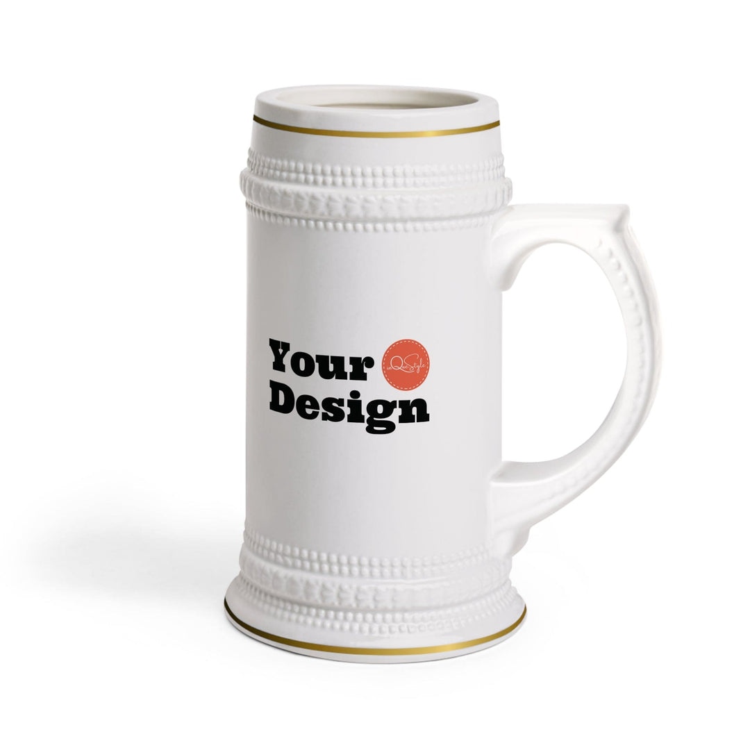 Custom Print Ceramic Stein Mug 22oz - Custom | Drinkware