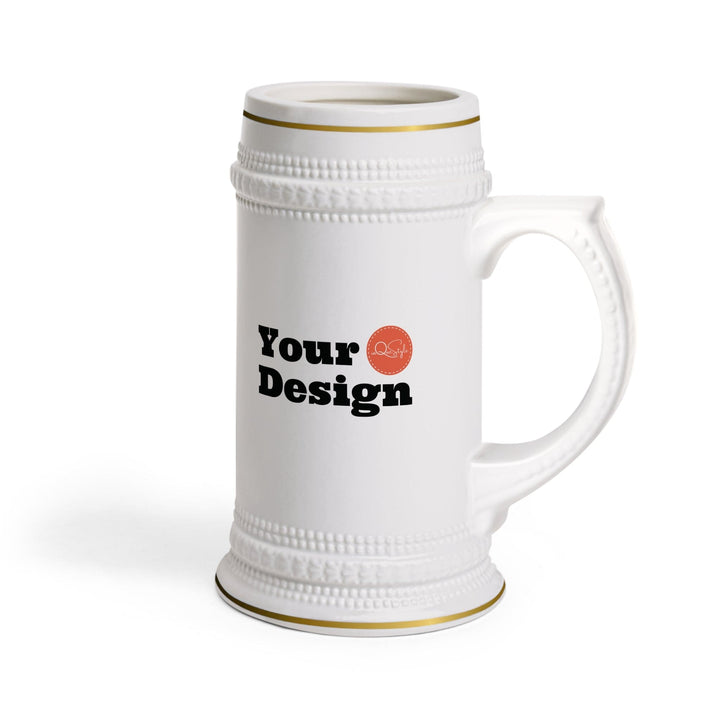 Custom Print Ceramic Stein Mug - 22oz - Custom | Drinkware