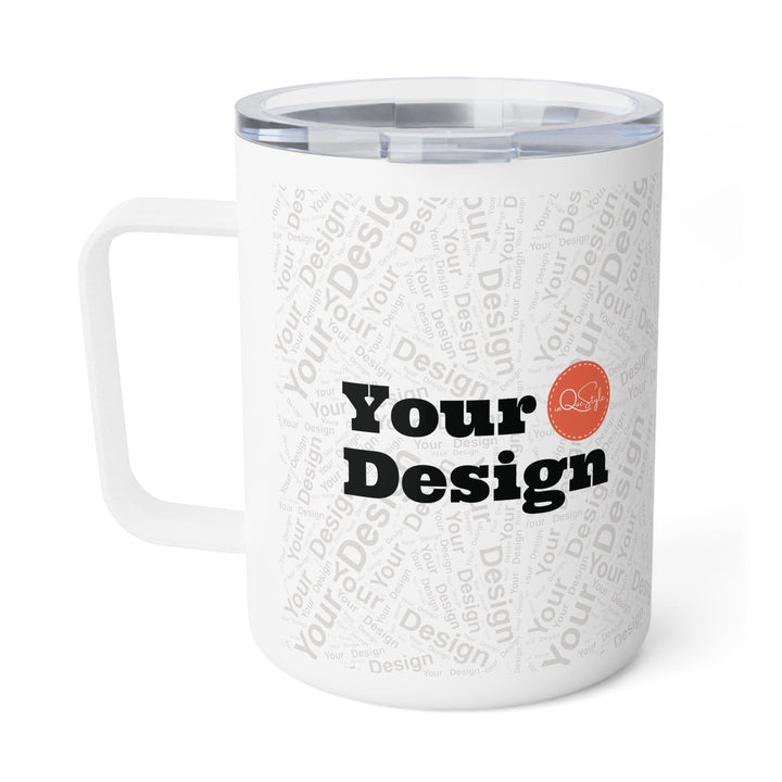 Custom Print Insulated Coffee Mug 10oz - Custom | Drinkware