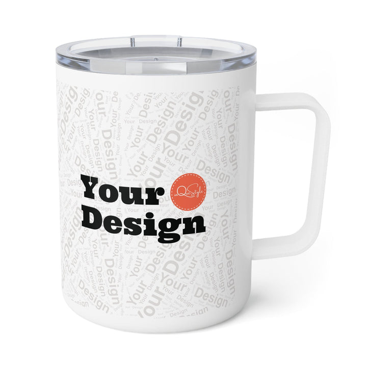 Custom Print Insulated Coffee Mug 10oz - Custom | Drinkware