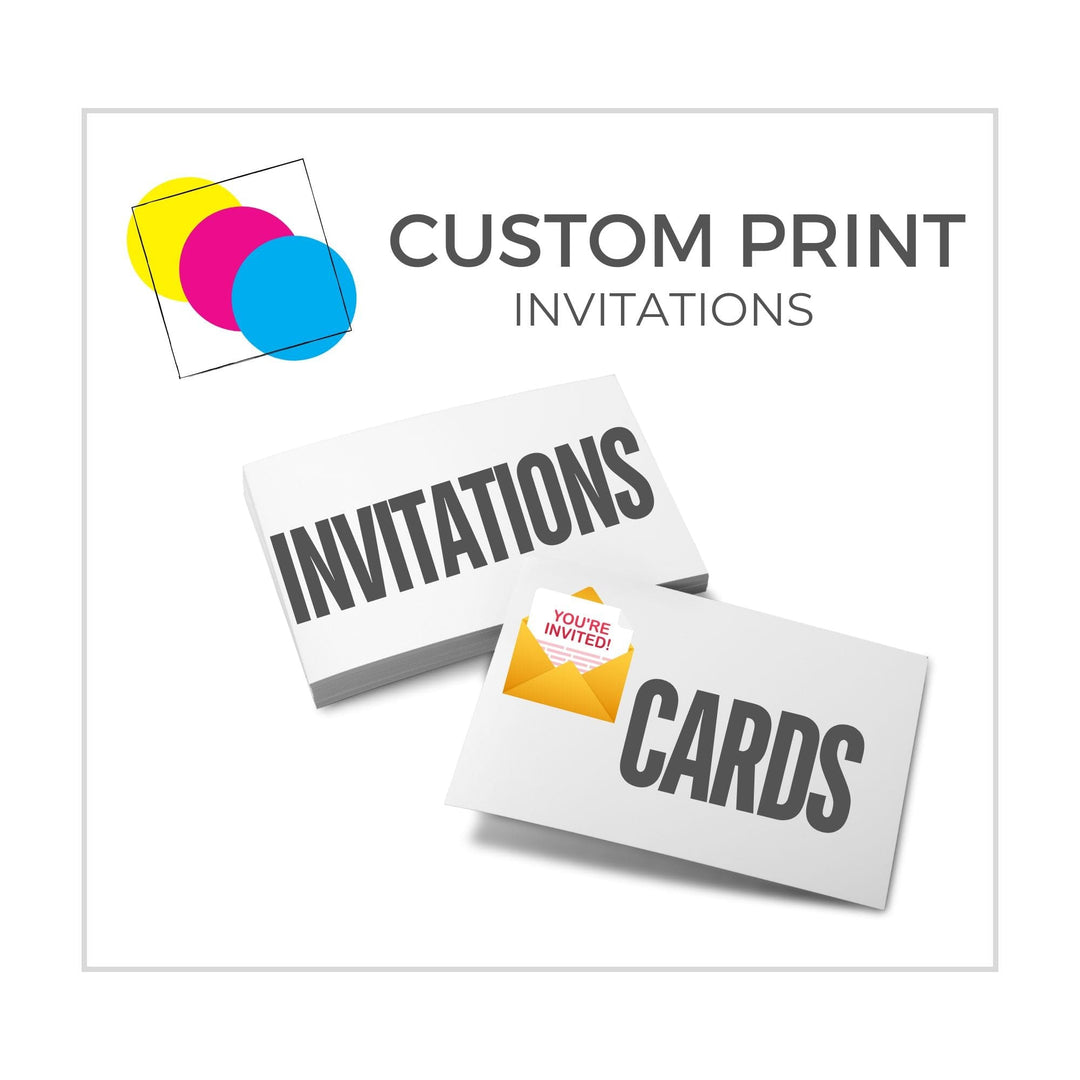 Custom Print Invitations - Custom | Print | Invitations