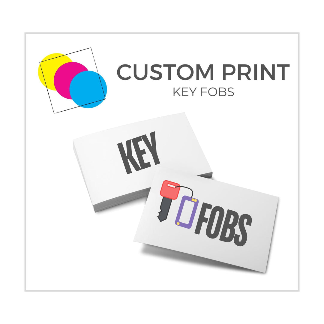 Custom Print Key Fobs - Custom | Print | Postcards