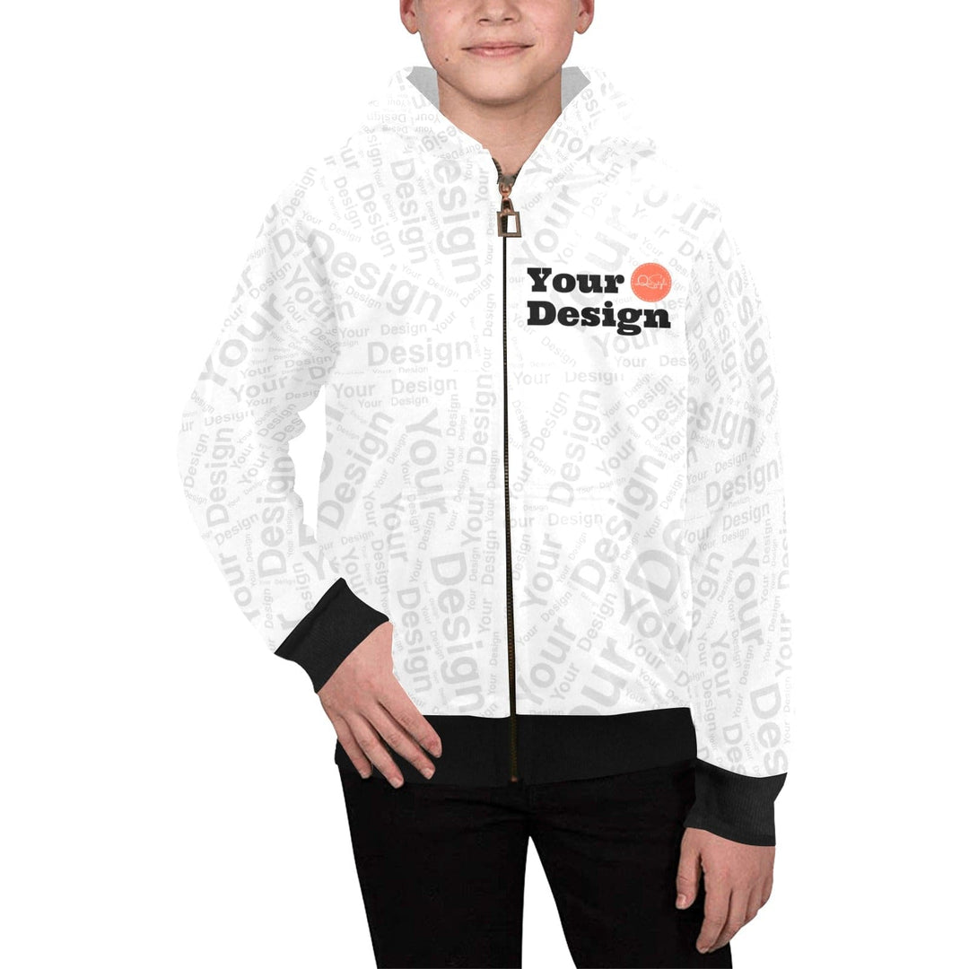 Custom Print Kids Full Zip Hoodie - Custom | Apparel | Activewear | Hoodies