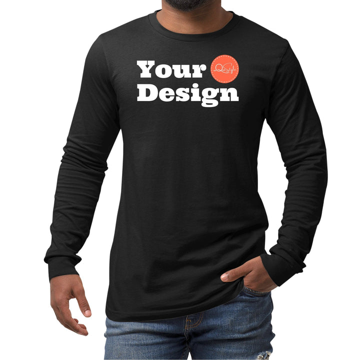 Custom Print Long Sleeve T-shirt - Custom/Apparel/Graphic Tops