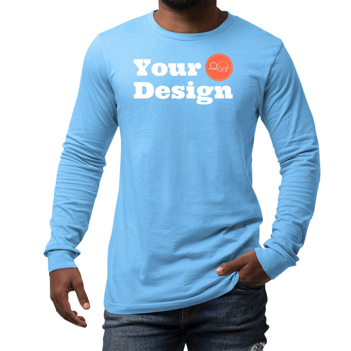 Custom Print Long Sleeve T-shirt - Custom/Apparel/Graphic Tops