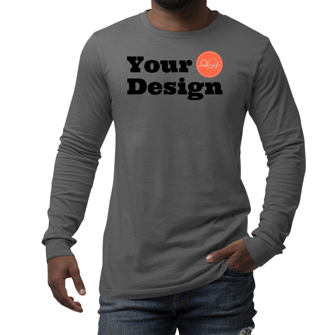Custom Print Long Sleeve T-shirt - Custom/Apparel/Graphic Tops