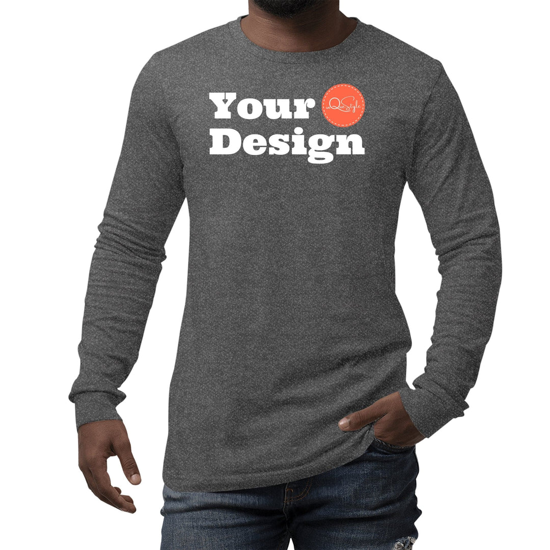 Custom Print Long Sleeve T-shirt - Custom/Apparel/Graphic Tops