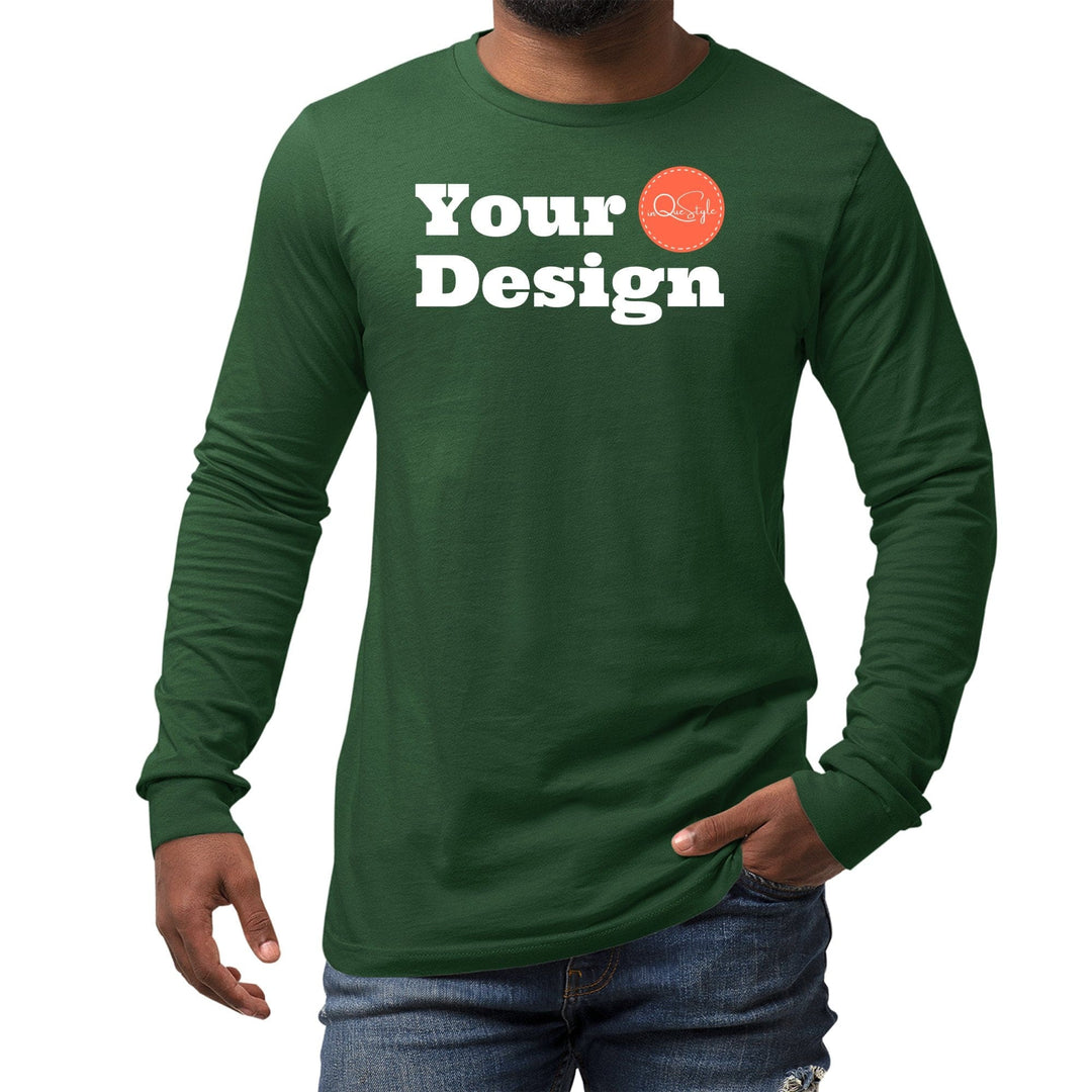 Custom Print Long Sleeve T-shirt - Custom/Apparel/Graphic Tops