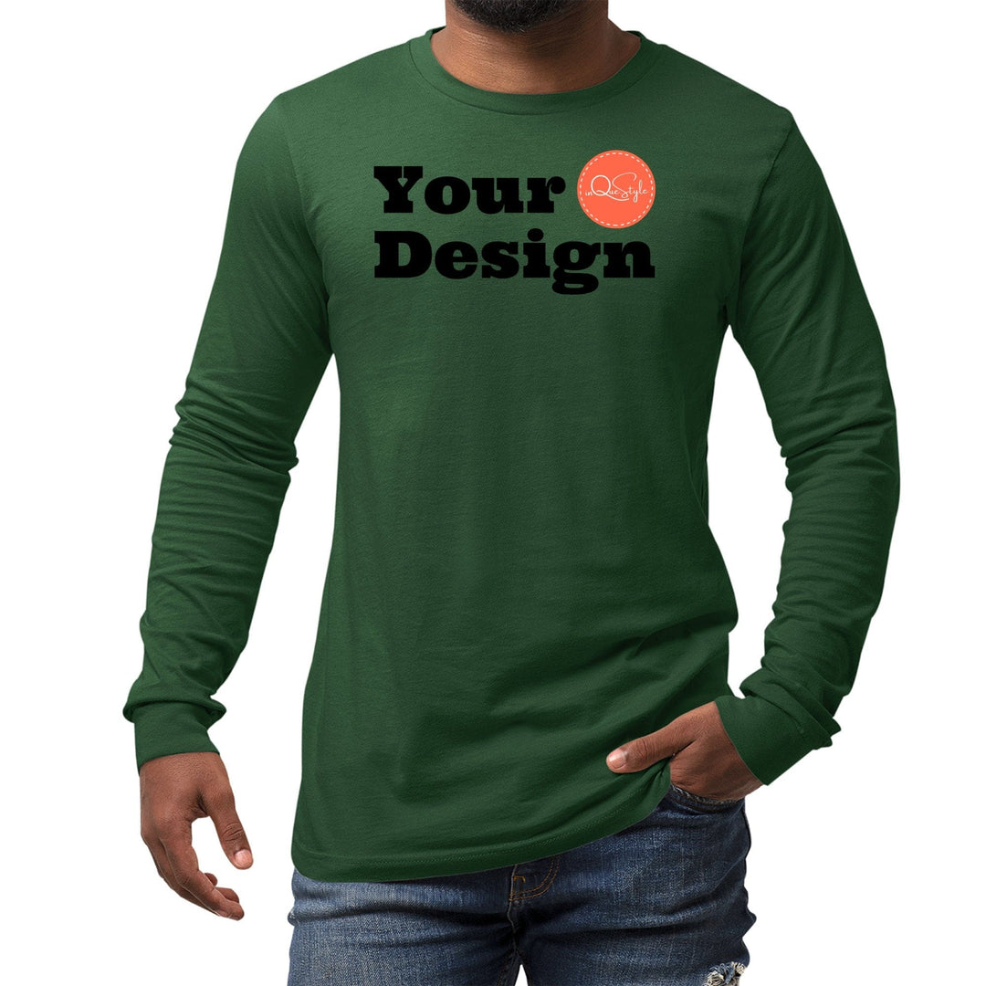 Custom Print Long Sleeve T-shirt - Custom/Apparel/Graphic Tops