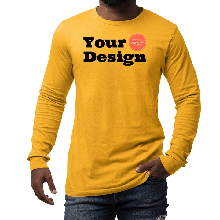 Custom Print Long Sleeve T-shirt - Custom/Apparel/Graphic Tops