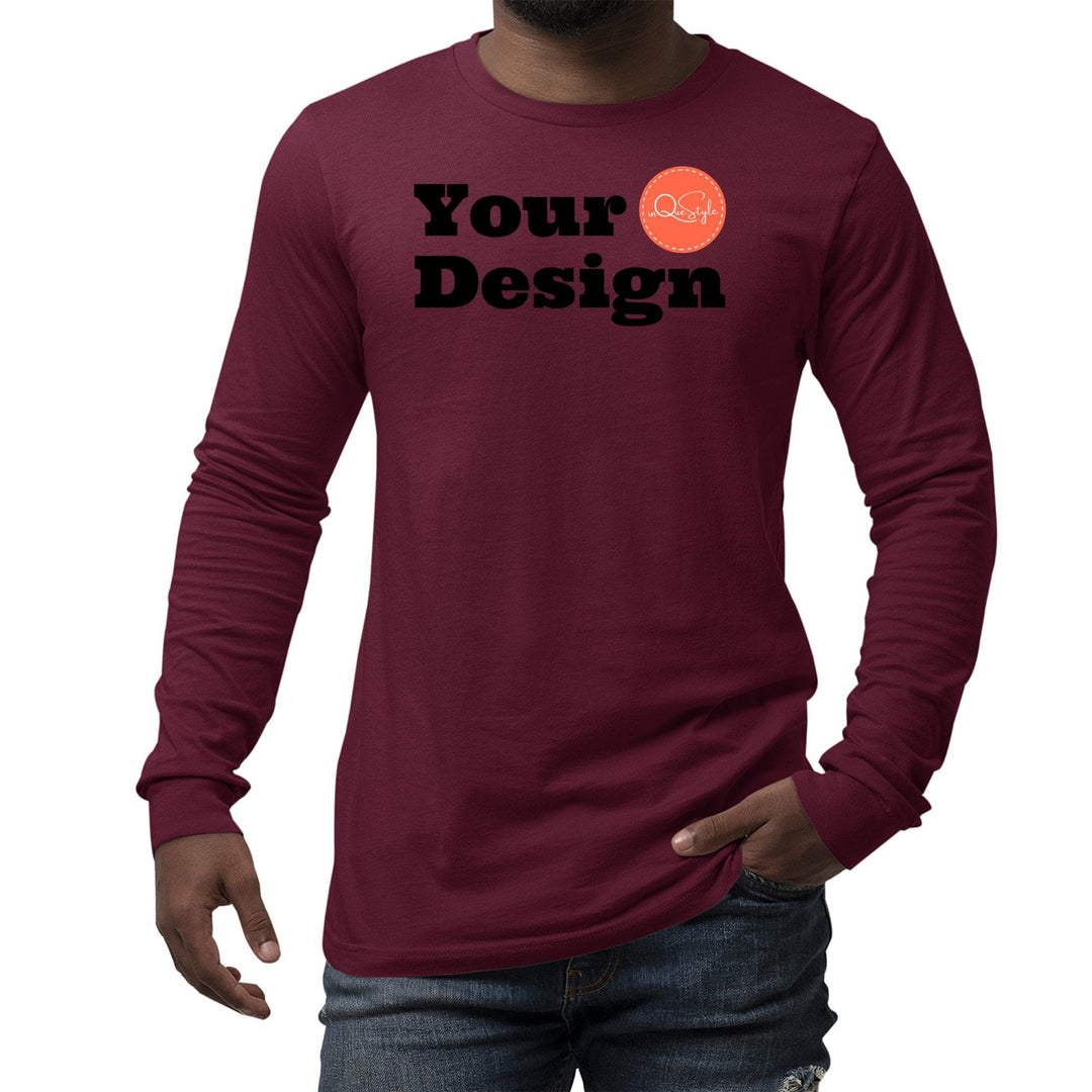 Custom Print Long Sleeve T-shirt - Custom/Apparel/Graphic Tops
