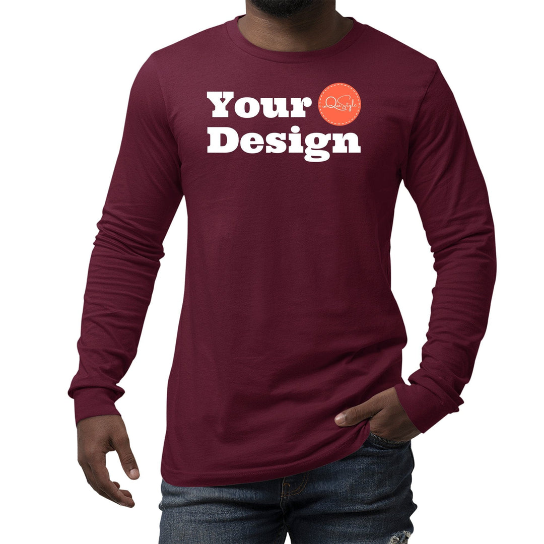 Custom Print Long Sleeve T-shirt - Custom/Apparel/Graphic Tops