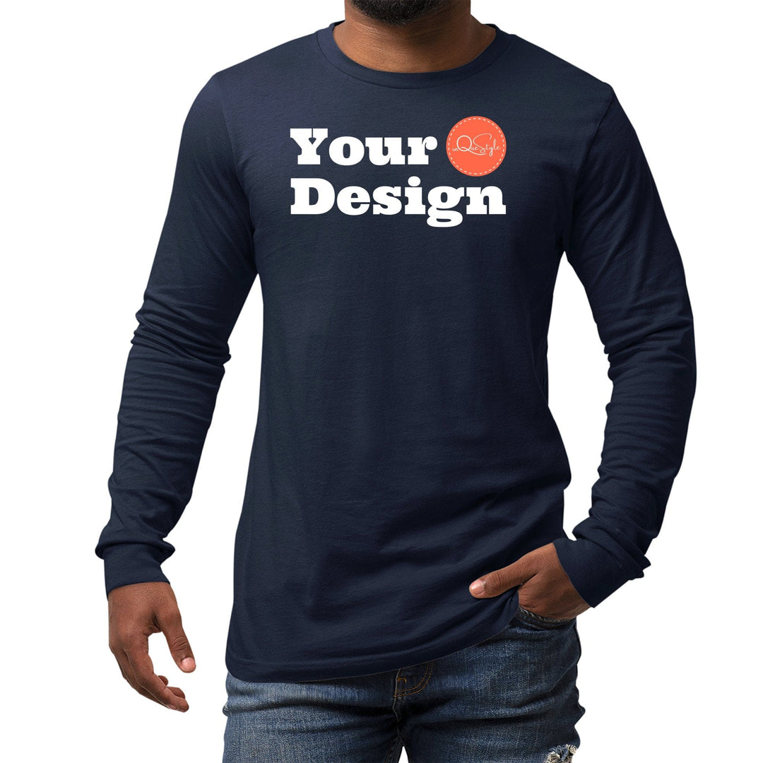 Custom Print Long Sleeve T-shirt - Custom/Apparel/Graphic Tops
