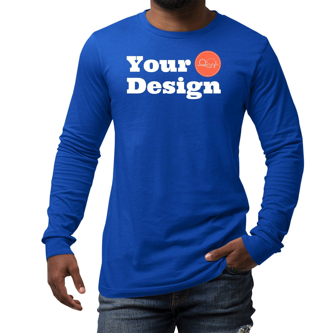 Custom Print Long Sleeve T-shirt - Custom/Apparel/Graphic Tops