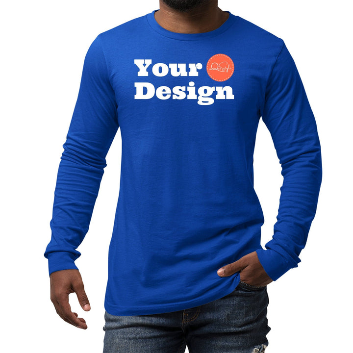 Custom Print Long Sleeve T-shirt - Custom/Apparel/Graphic Tops