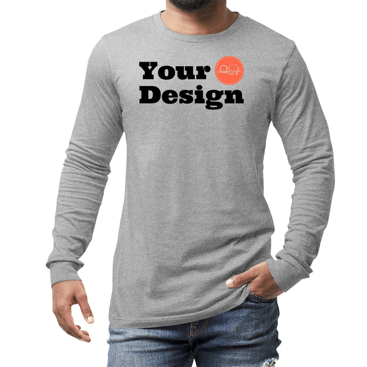 Custom Print Long Sleeve T-shirt - Custom/Apparel/Graphic Tops