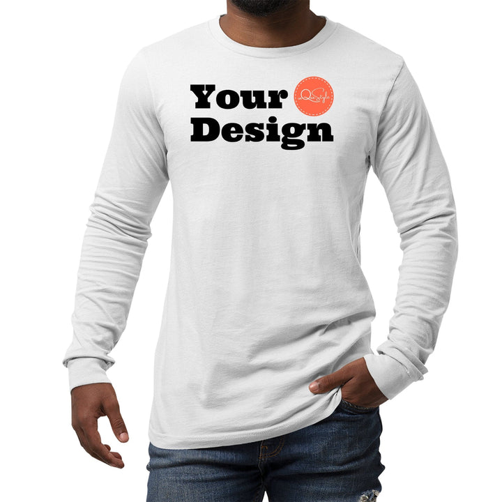 Custom Print Long Sleeve T-shirt - Custom/Apparel/Graphic Tops