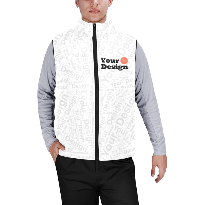 Custom Print Mens Quilted Vest Jacket - Custom | Outerwear | Jackets