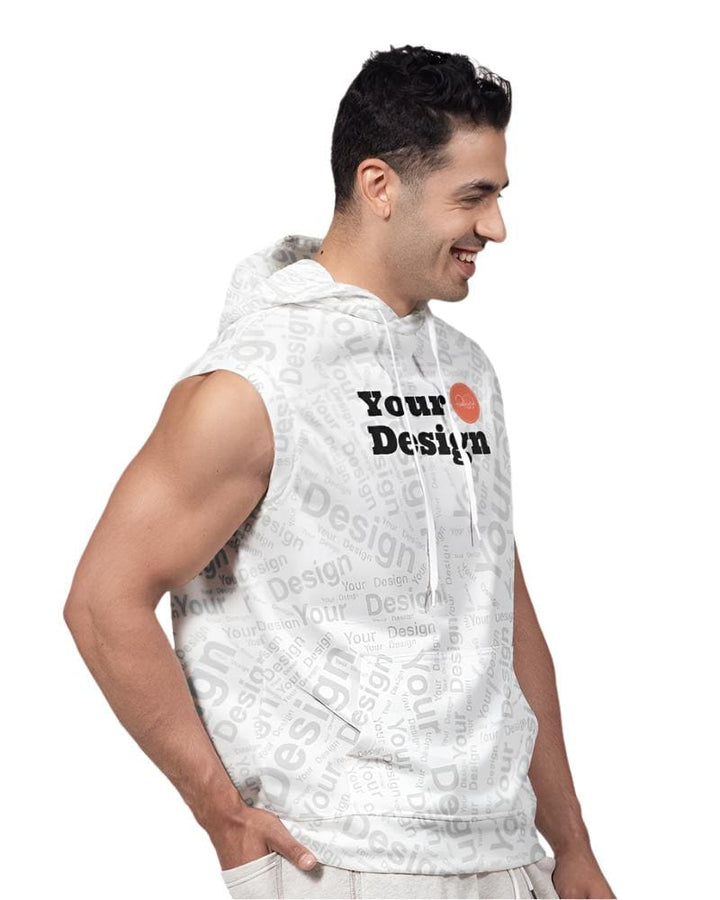 Custom Print Mens Sleeveless Tank Hoodie - Custom | Apparel | Activewear