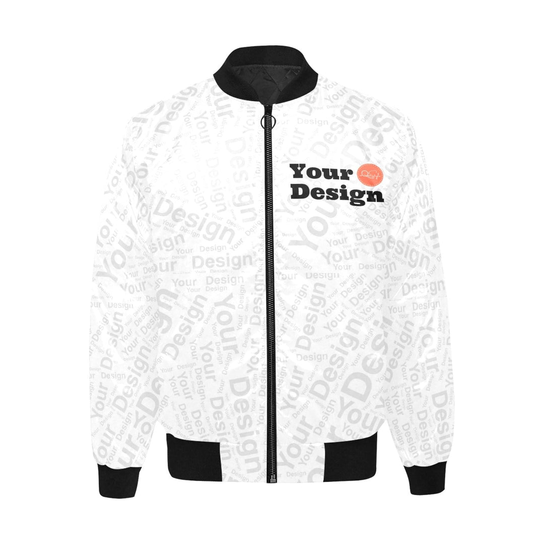 Custom Print Quilted Bomber Jacket For Men - Custom | Outerwear | Jackets