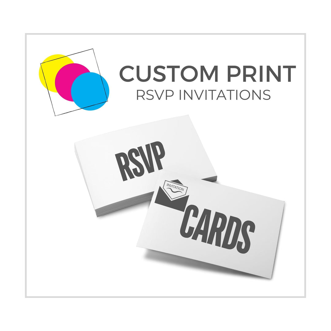 Custom Print Rsvp Cards - Custom | Print | Invitations | RSVP