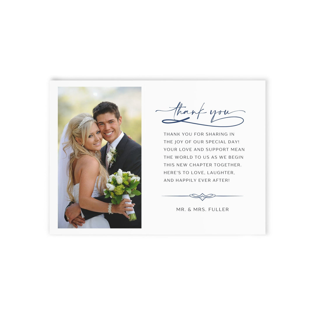 Custom Print Thank you Card - S092024a - Stationery/Thank You Cards