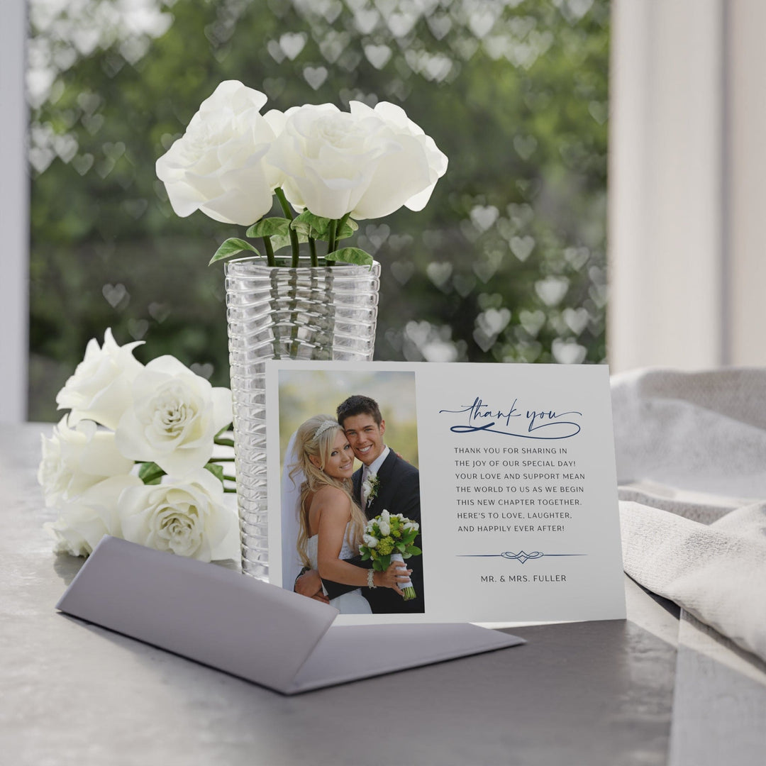 Custom Print Thank you Card - S092024a - Stationery/Thank You Cards