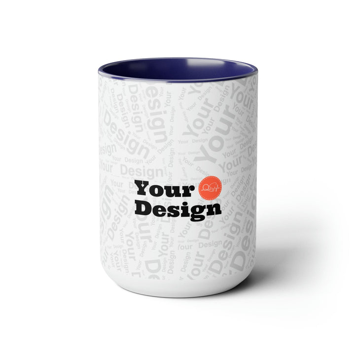 Custom Print Two-tone Coffee Mugs 15oz - Custom | Drinkware