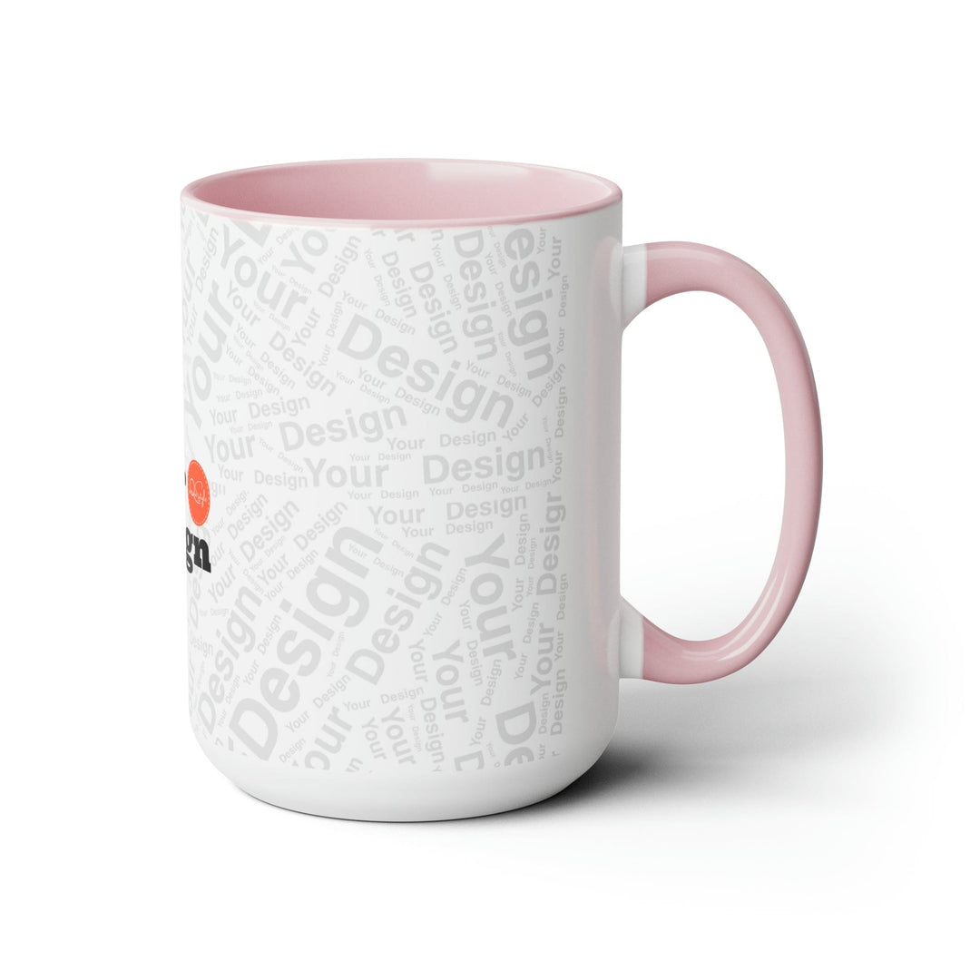 Custom Print Two-tone Coffee Mugs 15oz - Custom | Drinkware