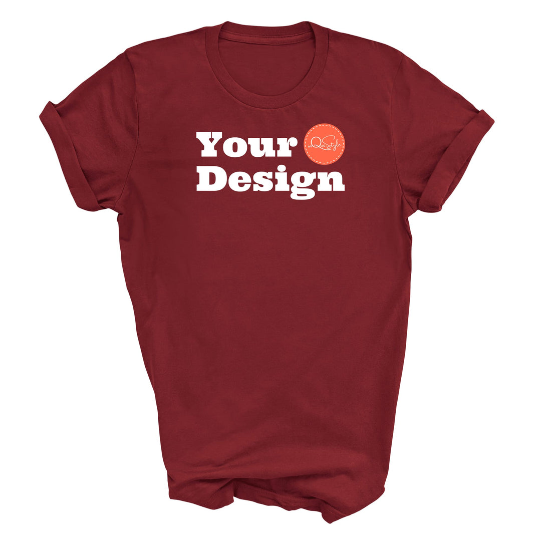 Custom Print Unisex T-shirt - Front/back Design - Custom/Apparel/Graphic Tops