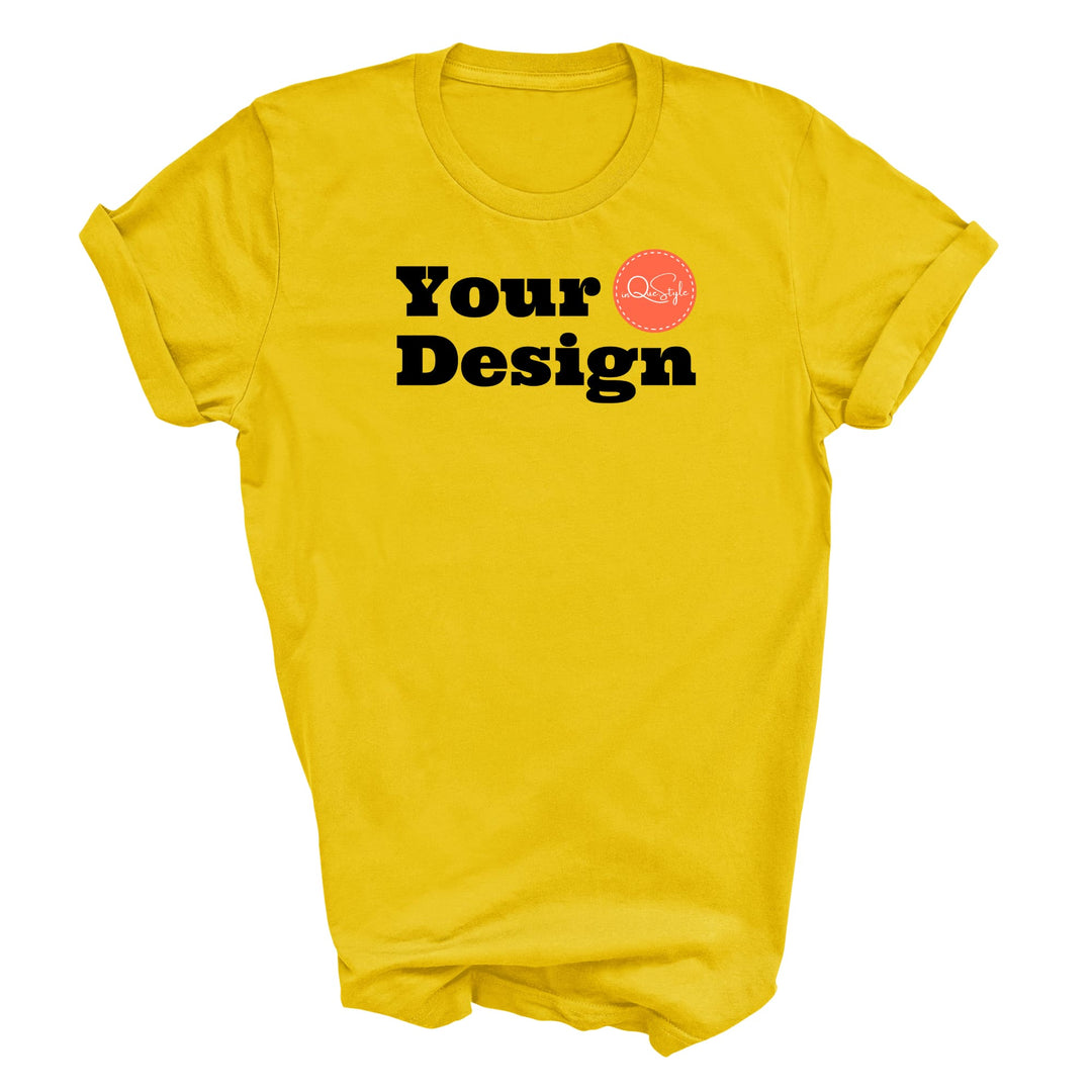 Custom Print Unisex T-shirt - Front/back Design - Custom/Apparel/Graphic Tops