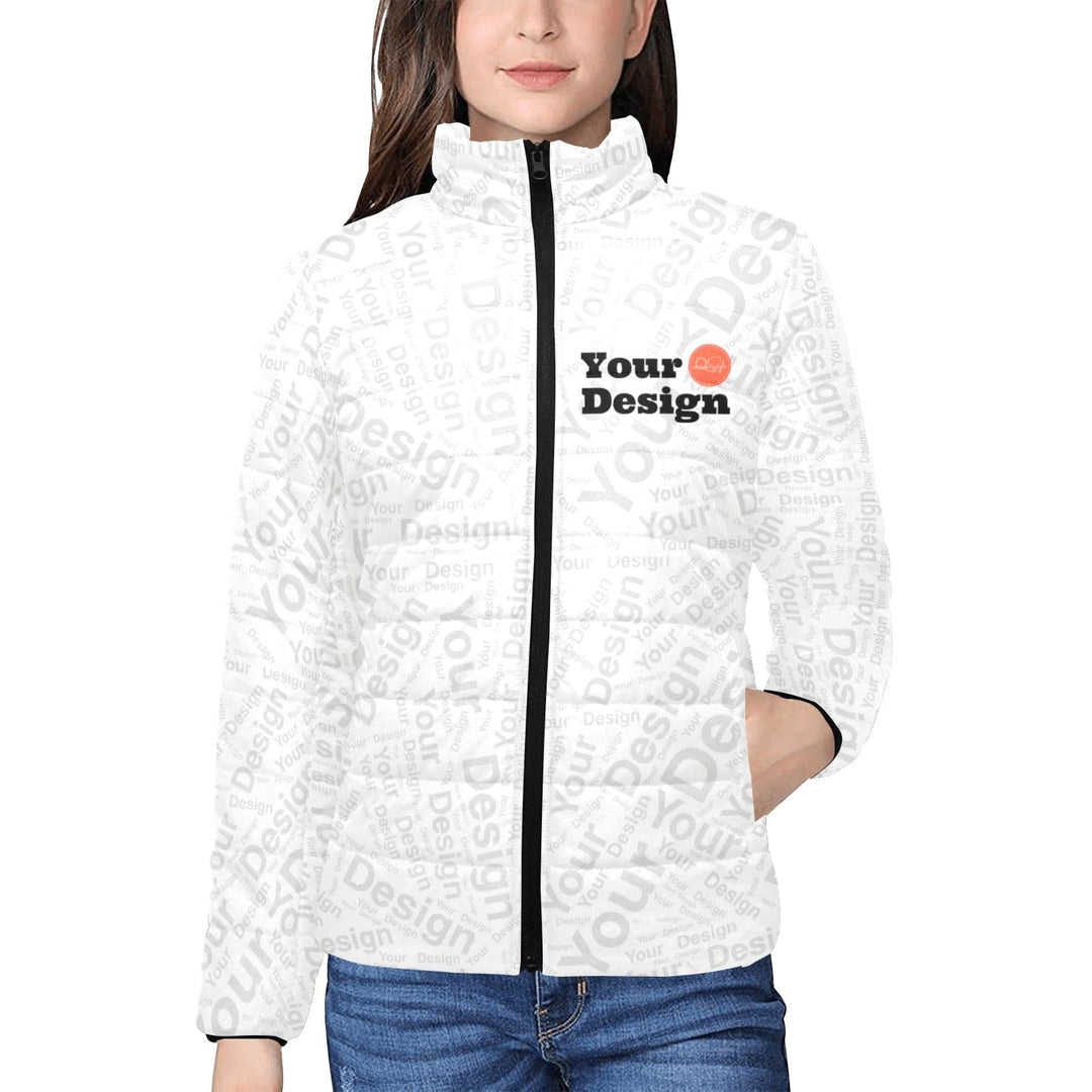 Custom Print Women’s Padded Jacket - Custom | Outerwear | Jackets