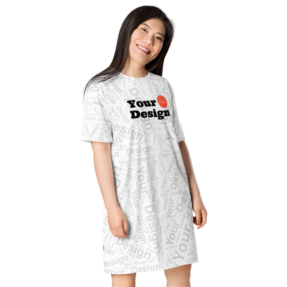 Custom Print Womens T-shirt Dress - Custom | Apparel | T-Shirt Dress