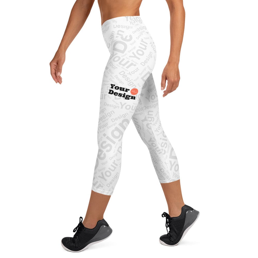 Custom Print Womens Yoga Capri Leggings - Custom | Apparel | Fitness