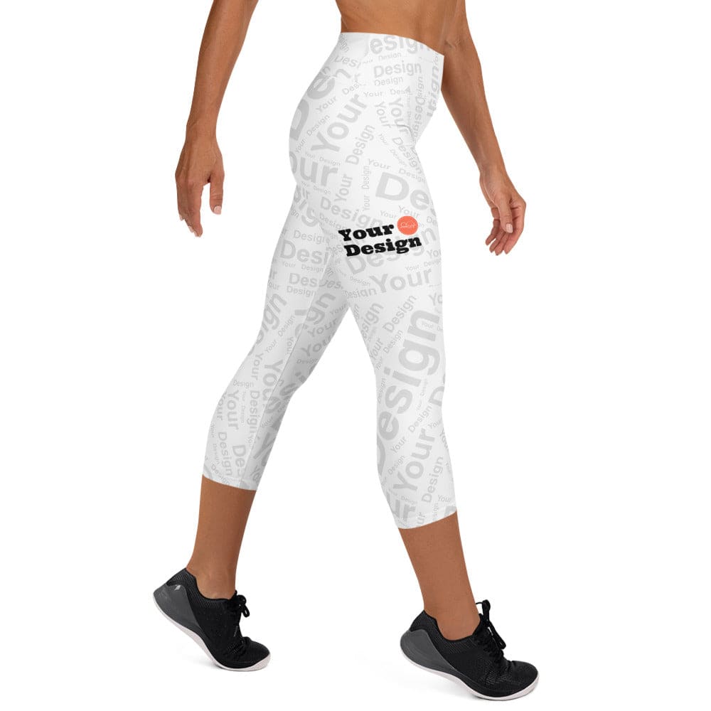 Custom Print Womens Yoga Capri Leggings - Custom | Apparel | Fitness