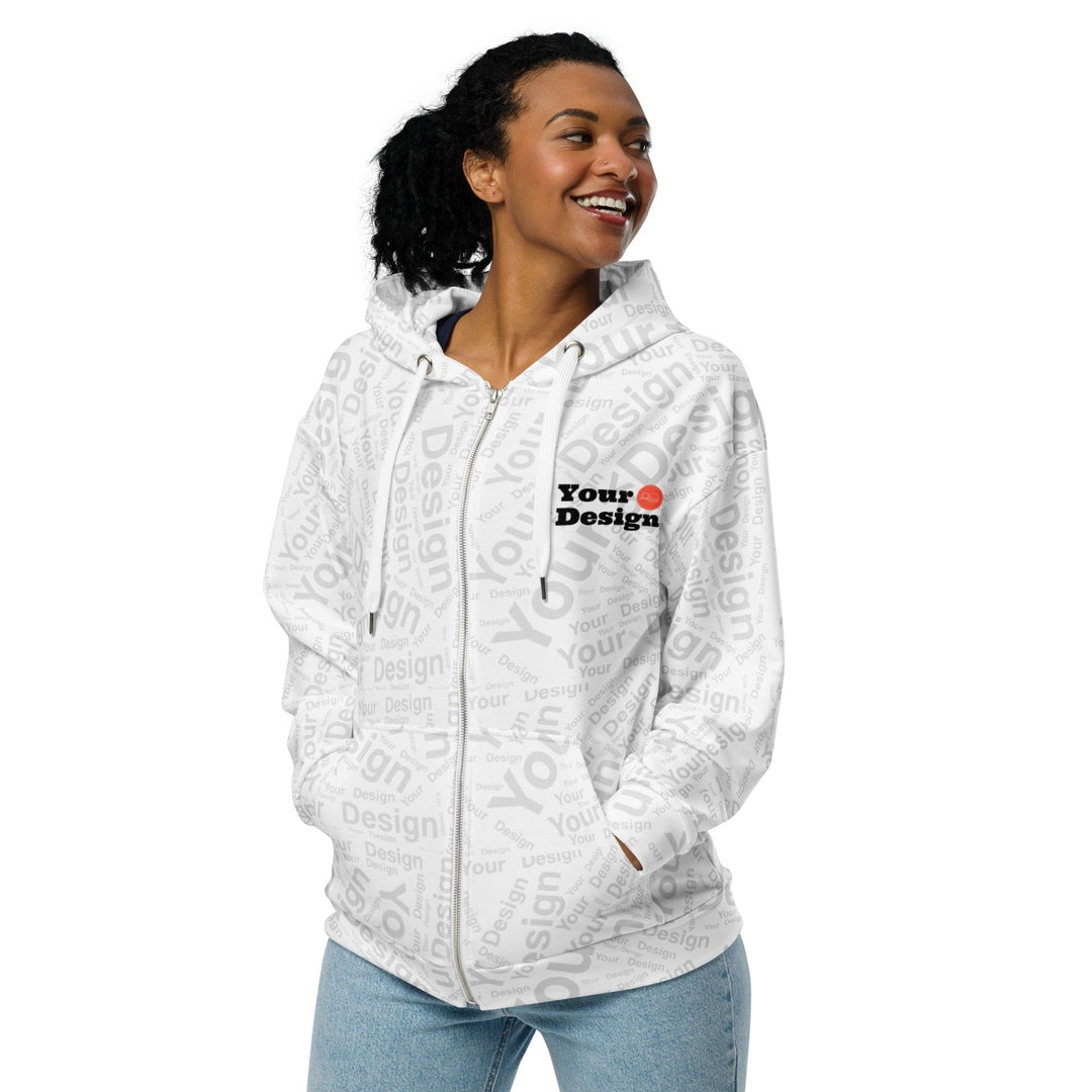 Custom Print Womens Zip Hoodie - Custom | Apparel | Activewear | Hoodies | AOP