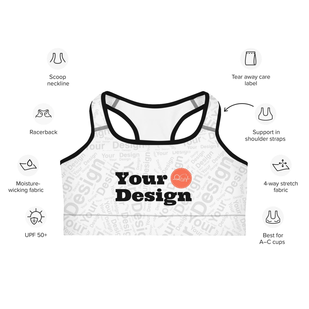 Custom Print Womens Sports Bra - Custom | Apparel | Fitness