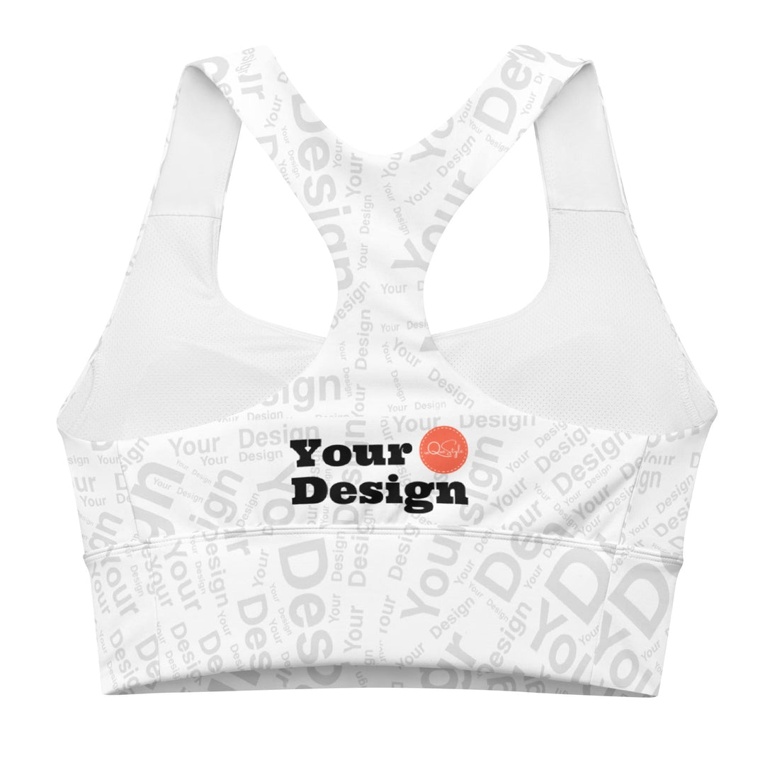 Custom Print Womens Longline Sports Bra - Custom | Apparel | Fitness