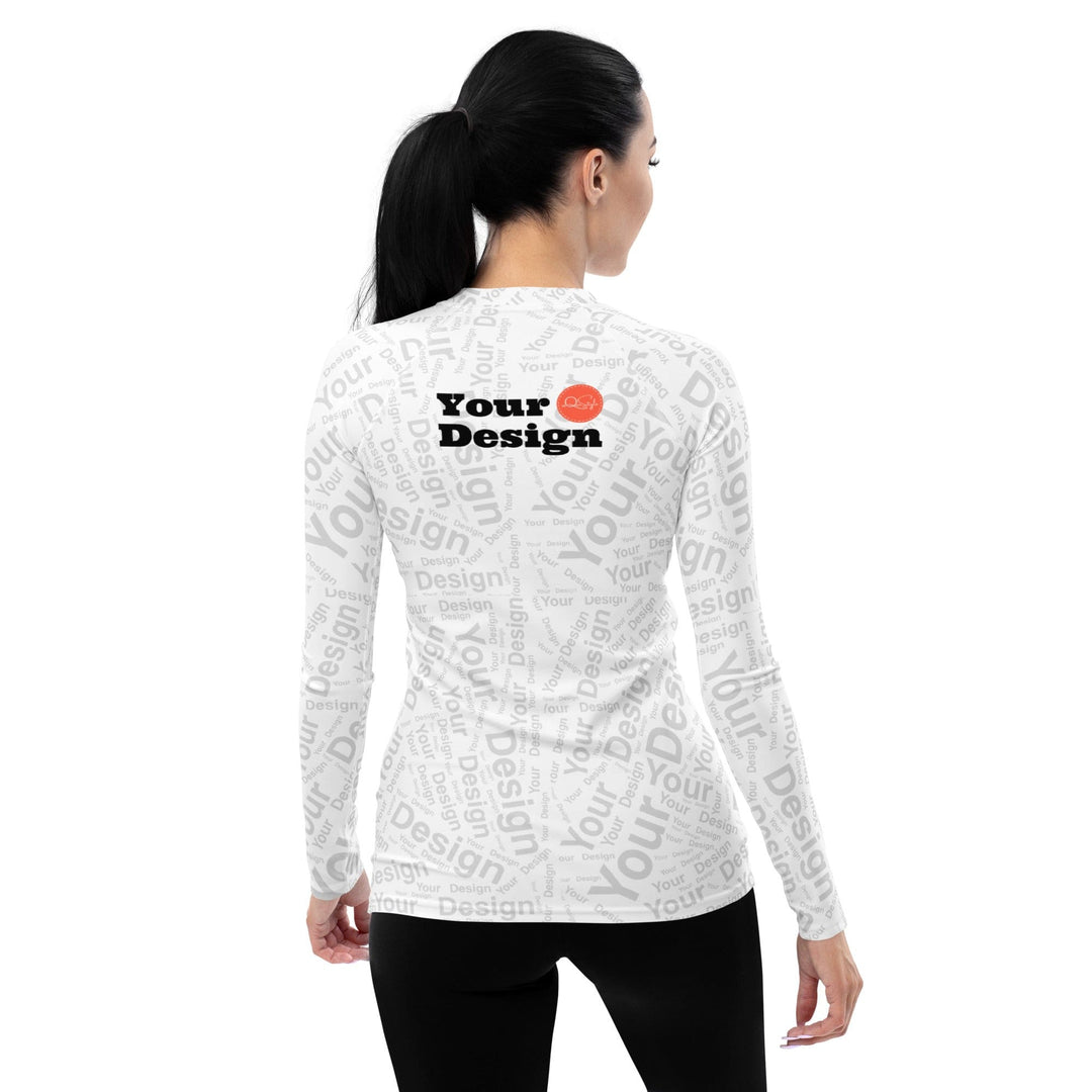 Custom Print Womens Rash Guard Sports Shirt - Custom | Apparel | Fitness